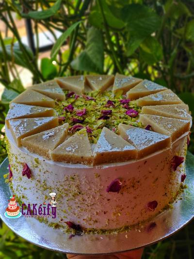 Kaju katli cake - Cake by Nikita shah