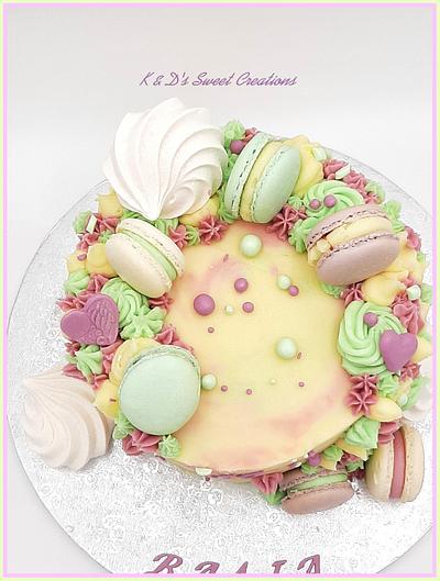 Veraman and lilac birthday cake - Cake by Konstantina - K & D's Sweet Creations