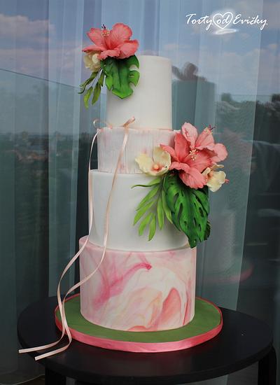 Summer birthday cake - Cake by Cakes by Evička