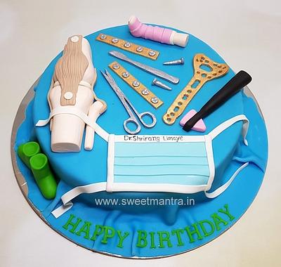 Cake for Ortho Surgeon - Cake by Sweet Mantra Homemade Customized Cakes Pune
