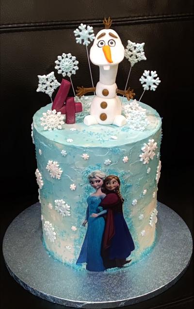 Frozen - Cake by OSLAVKA