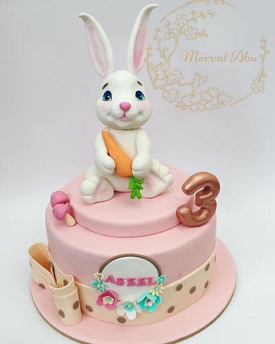 Bunny cake - Cake by Mervat Abu