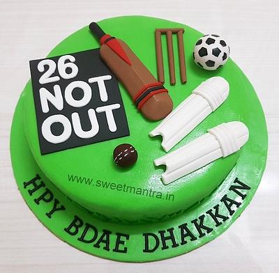 Cake for Cricket fan - Cake by Sweet Mantra Homemade Customized Cakes Pune