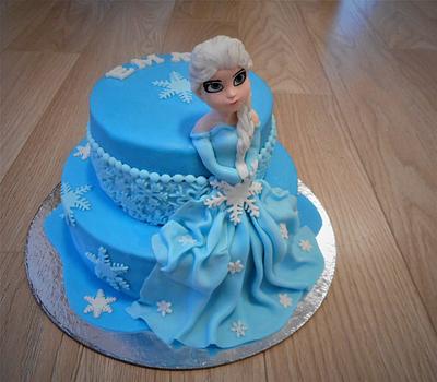 Elsa inspiration  - Cake by Janka