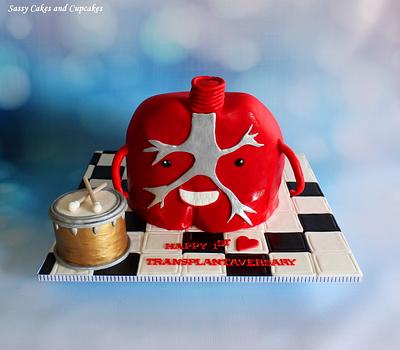 Happy Transplantaversary - Cake by Sassy Cakes and Cupcakes (Anna)