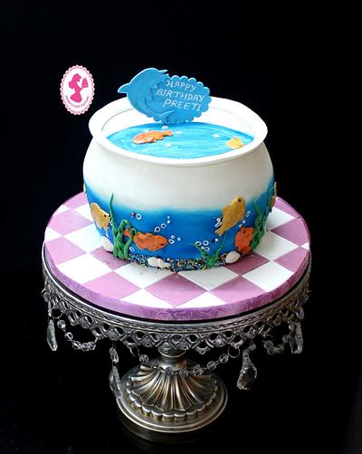 Fish Bowl - Cake by Seema Tyagi