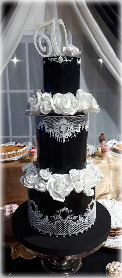 Torta de 15 años - Cake by AnnyAbuslaiman