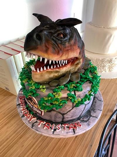 Carnotaurus sculpture - Cake by tvbhouston