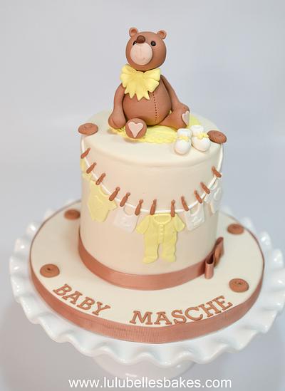Gender neutral baby shower cake - Cake by Lulubelle's Bakes