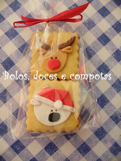 Christmas cookies - Cake by bolosdocesecompotas
