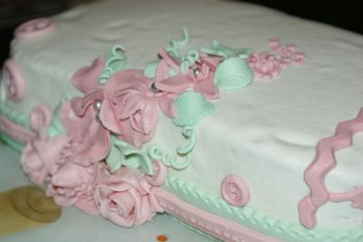 pastel flowers - Cake by Michelle