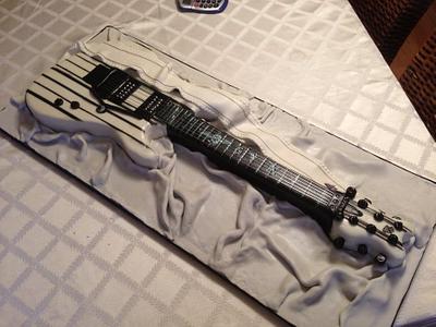 Synster Schecter Custom Guitar  - Cake by Marie Therese