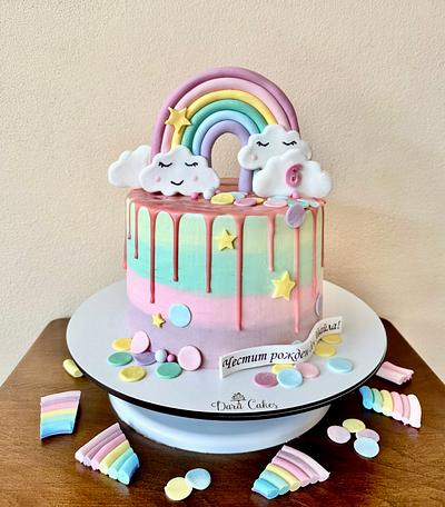 rainbow cake - Cake by DaraCakes
