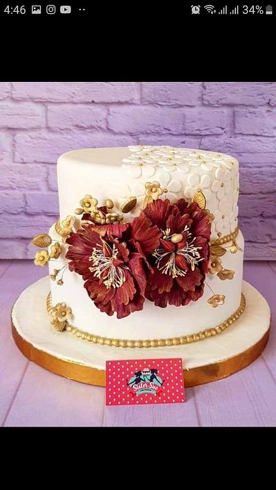 engaged cake  - Cake by sahoraa