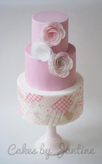 Wafer paper cake - Cake by Cakes by Jantine