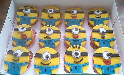 Minion Cupcakes - Cake by Amazing Grace Cakes
