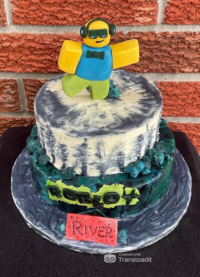 Roblox Birthday Cake - Cake by June ("Clarky's Cakes")