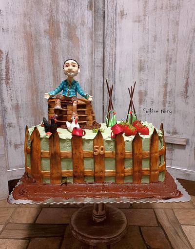 Garden cake:) - Cake by SojkineTorty