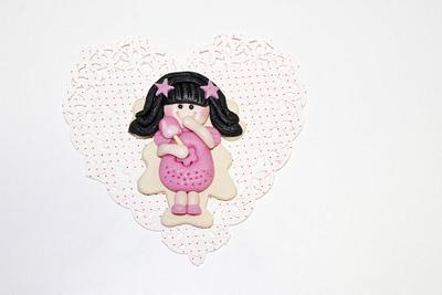 Girl cookies - Cake by Pasteles de ensueño magazine