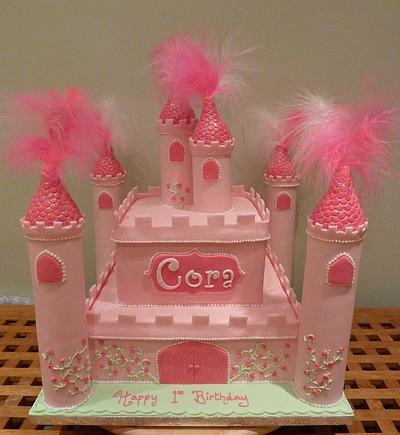 Princess castle Cake - Cake by Caketastic Creations