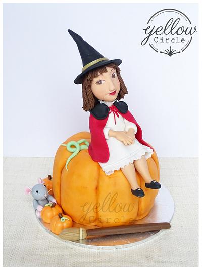 Pumpkin Witch Cake - Cake by TaylorCreation