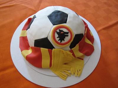 Football: forza Roma! - Cake by L'albero di zucchero
