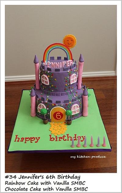 Princess Castle Cake - Cake by Linda Kurniawan