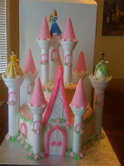 Princess castle cake - Cake by none