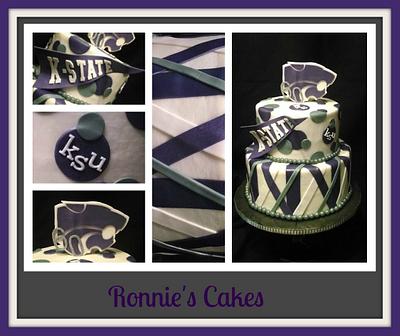60th KState birthday! - Cake by Rosalynne Rogers