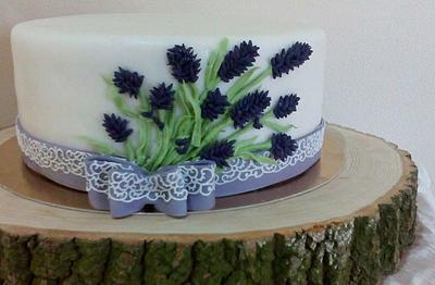 lavender cake - Cake by Ellyys