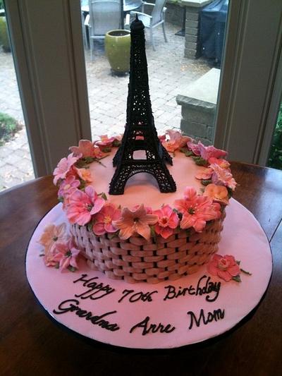 Eiffel Tower  - Cake by blissfulbaker