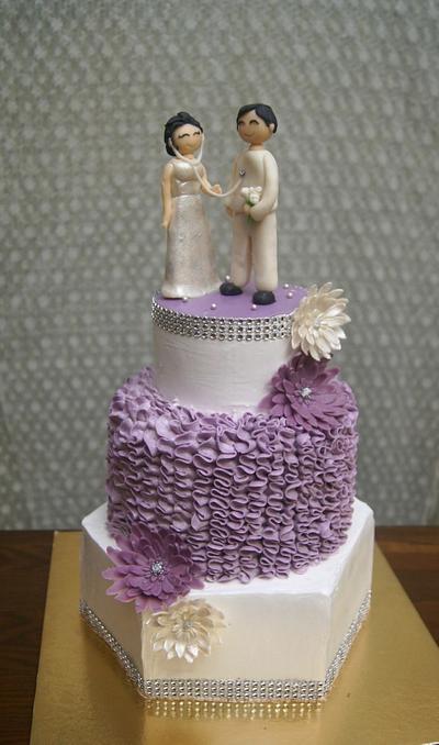 Wedding cake - Cake by Sushma Rajan- Cake Affairs