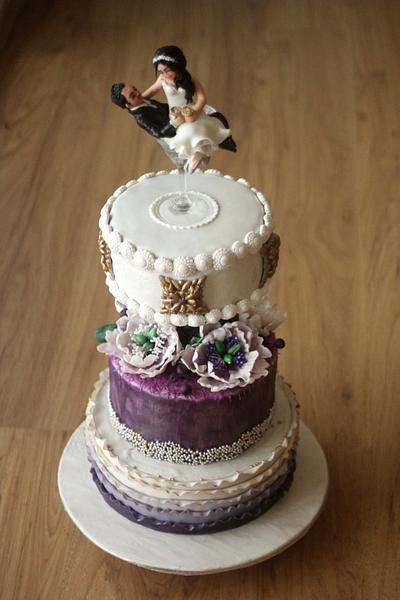 Purple Elegance - Cake by Slice of Heaven By Geethu