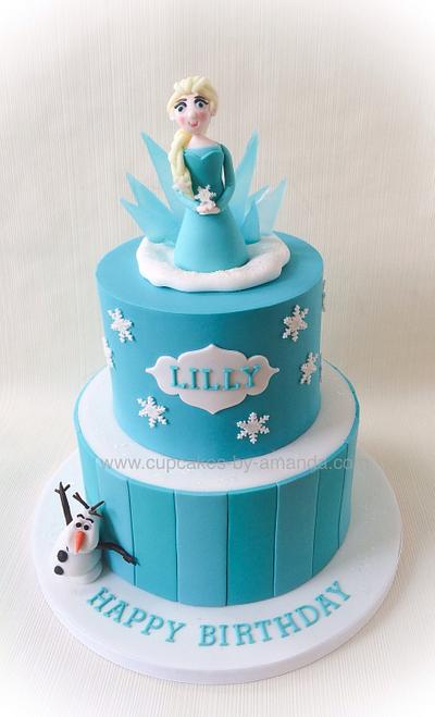 Frozen Cake for LAC Charity - Cake by Cupcakes by Amanda