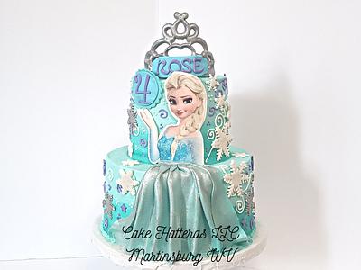 An Elsa Cake for Rose - Cake by Donna Tokazowski- Cake Hatteras, Martinsburg WV