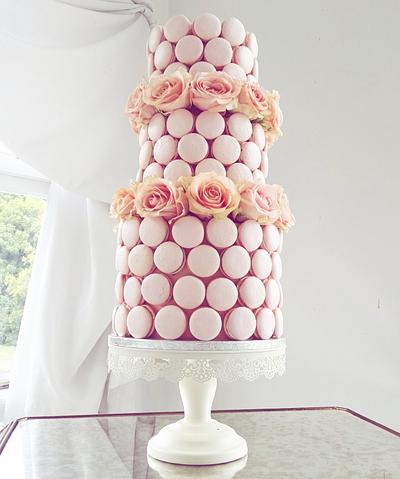 A Macaron wedding - Cake by Rebecca 
