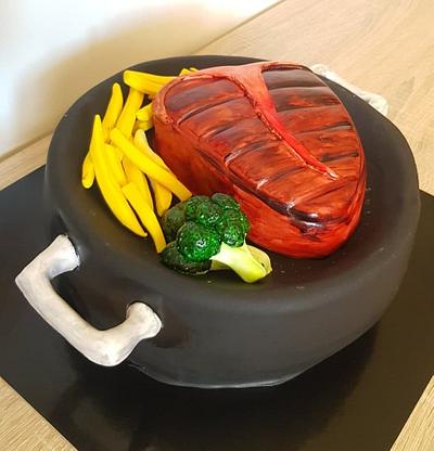 T-bone steak cake - Cake by Torte Panda