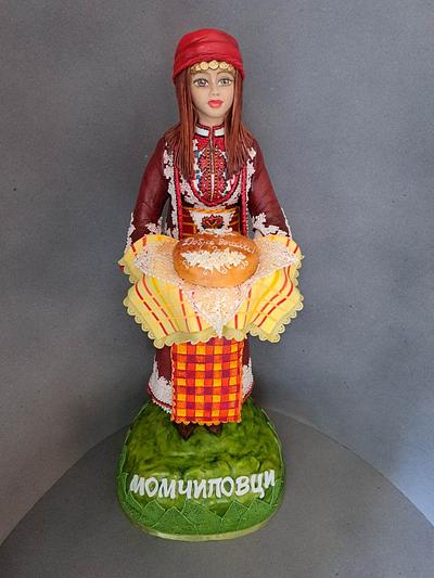 Sugar dough figure made for the collaboration "My Bulgaria". - Cake by WorldOfIrena