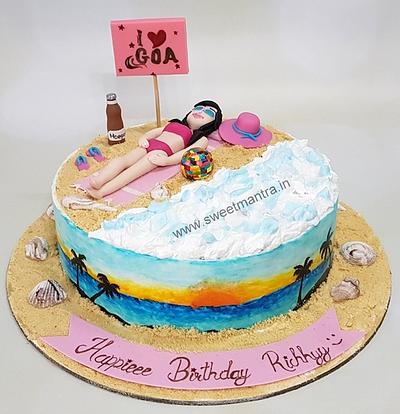 Vacation time cake - Cake by Sweet Mantra Homemade Customized Cakes Pune