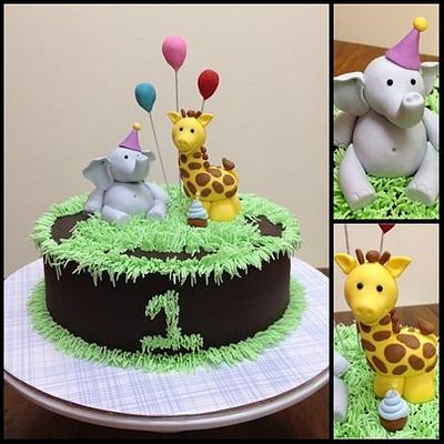 Jungle Party - Cake by Cakemakinmama