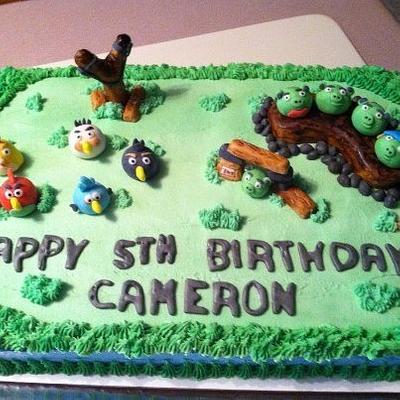 Angry Birds Cake - Cake by Patty Cake's Cakes