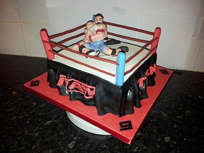 WWE cake - Cake by Christie Storey 