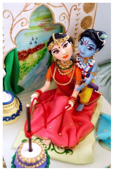 Krishna n Yashodha Maa - Cake by Archana Mascarenhas 