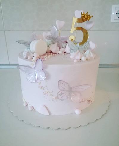 Cute butterfly cake - Cake by Tortebymirjana