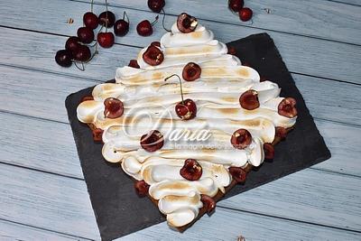 Cherry white modern tarte - Cake by Daria Albanese