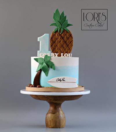 First Birthday Cakes  - Cake by Lori Mahoney (Lori's Custom Cakes) 
