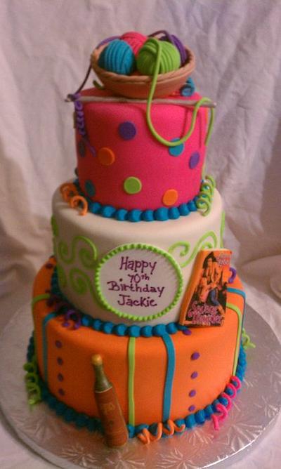 70th Birthday - Cake by cakesbymichelle