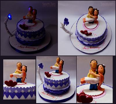 Anniversary Cake - Cake by Sanchita Nath Shasmal