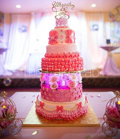 Vintage Royal Pink Princess  - Cake by Thulashitha RD