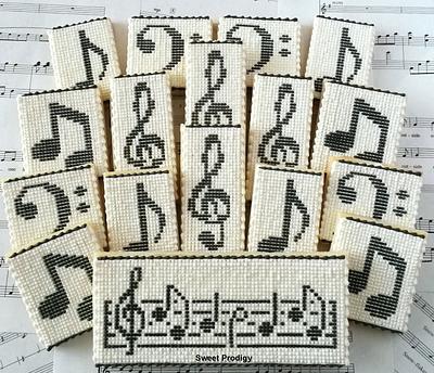 Musical Notes  - Cake by Sweet Prodigy